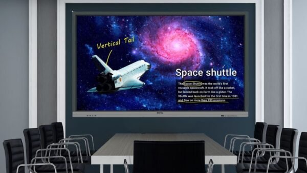 BenQ RE7501 – 75″ RE Series 4K UHD Interactive Flat Panel for Education - Image 2