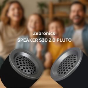 Zebronics Pluto S30 – 2.0 Channel Wired Multimedia Speaker System