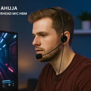 Ahuja HBM-60CC – Over-Head Headband Condenser Microphone