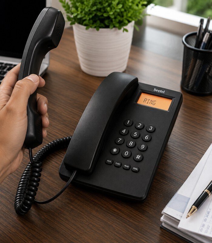 Beetel C51–Corded Landline Phone - Image 4