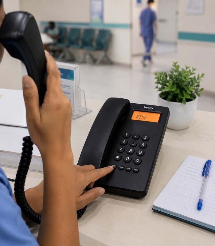 Beetel C51–Corded Landline Phone - Image 3