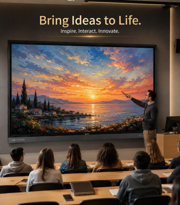 BenQ RE8604–86 Inch RE Series 4K UHD Interactive Flat Panel for Smart Classrooms - Image 3