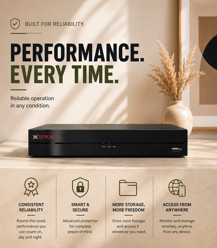 CP Plus 8CH 4K DVR CP-UVR-0801L1-4KV2