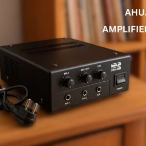 Ahuja UB-30–25W RMS Low Wattage PA Mixer Amplifier (2 Mic & 1 Aux Inputs, AC/DC)