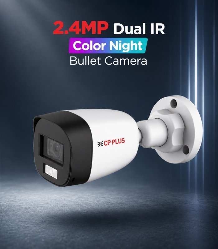 2.4MP Dual IR Color Night Bullet Camera (CP-USC-TA24L2C-L) - Image 4