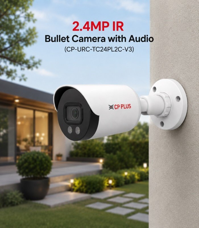 2.4MP IR Bullet Camera with Audio (CP-URC-TC24PL2C-V3) - Image 4
