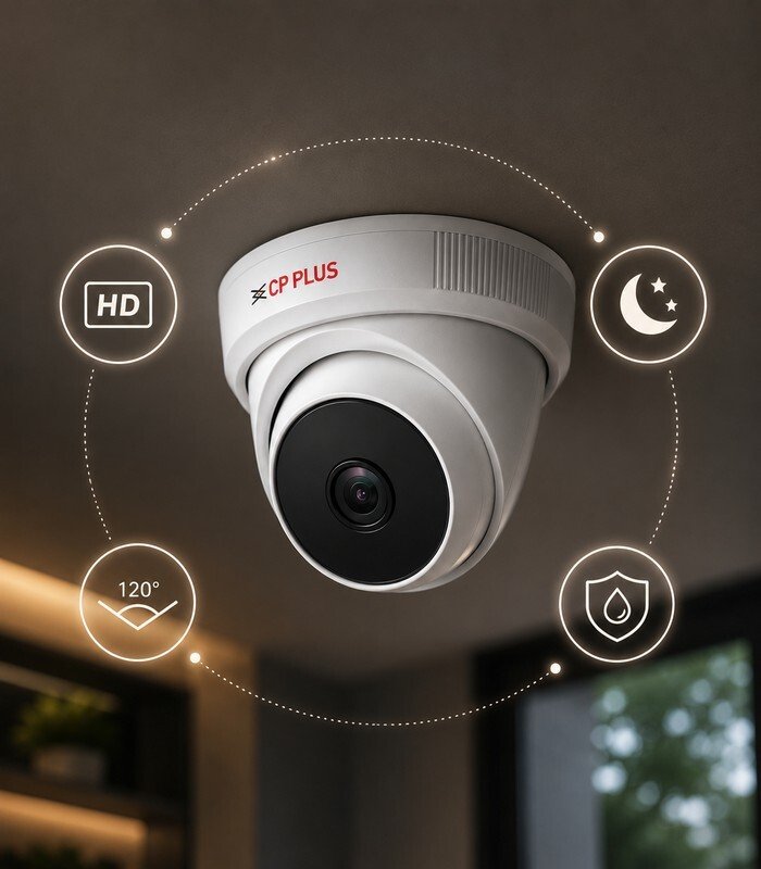 2.4MP IR Dome Camera with Audio (CP-URC-DC24PL2C-V3) - Image 2