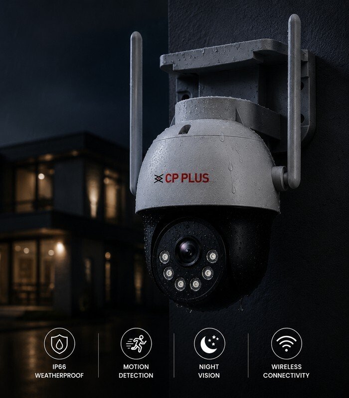 3MP PT EzyKam 4G Outdoor Camera with Mic & Speaker (EZ-S35T) - Image 4