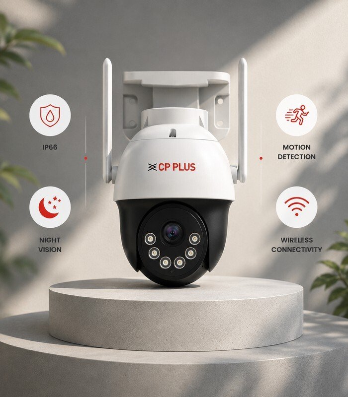 3MP PT EzyKam 4G Outdoor Camera with Mic & Speaker (EZ-S35T) - Image 2
