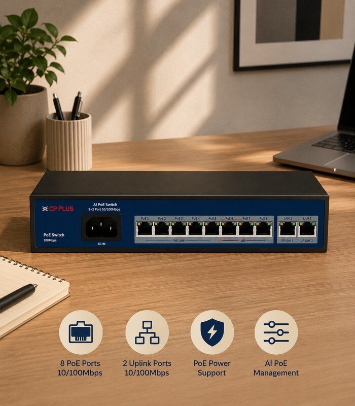 4-Port PoE Switch 65W (CP-ANW-HP4H2-N65) - Image 4
