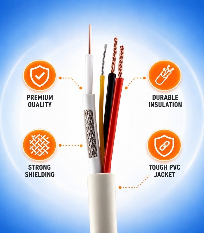 90 Meter 3+1 Camera Cable (CP-ECC-90RS) - Image 4