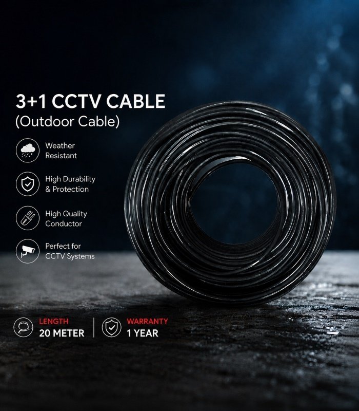 90 Meter 3+1 Camera Cable Outdoor (CP-ECC-90RSO) - Image 2