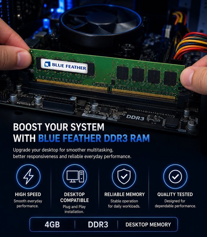 Blue Feather 4GB DDR3 RAM Desktop - Image 3