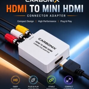 Carbonix HDMI To Mini HDMI Connector