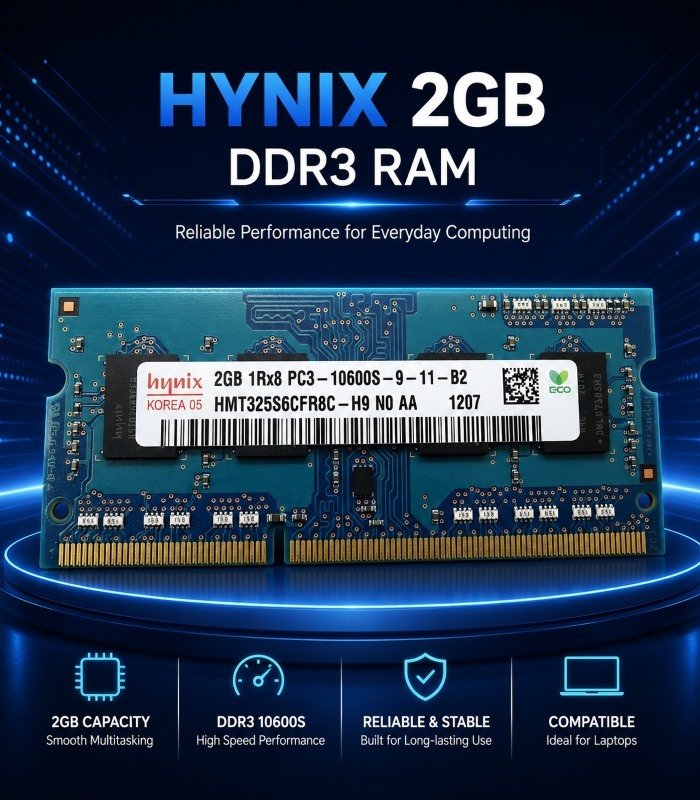 SK Hynix 2GB DDR3 RAM Laptop