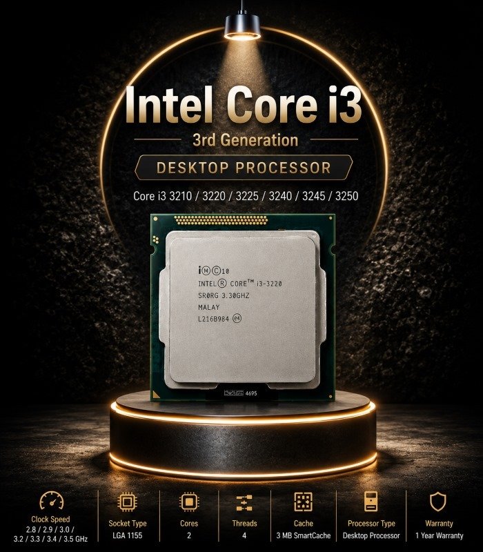 Intel I3 3rd Gen Processor - Image 2