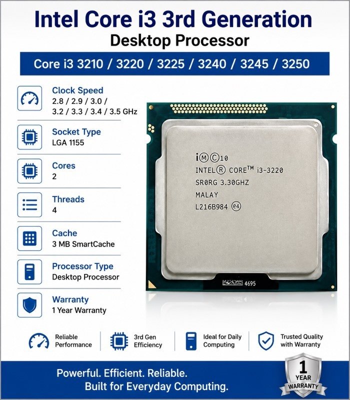 Intel I3 3rd Gen Processor - Image 3