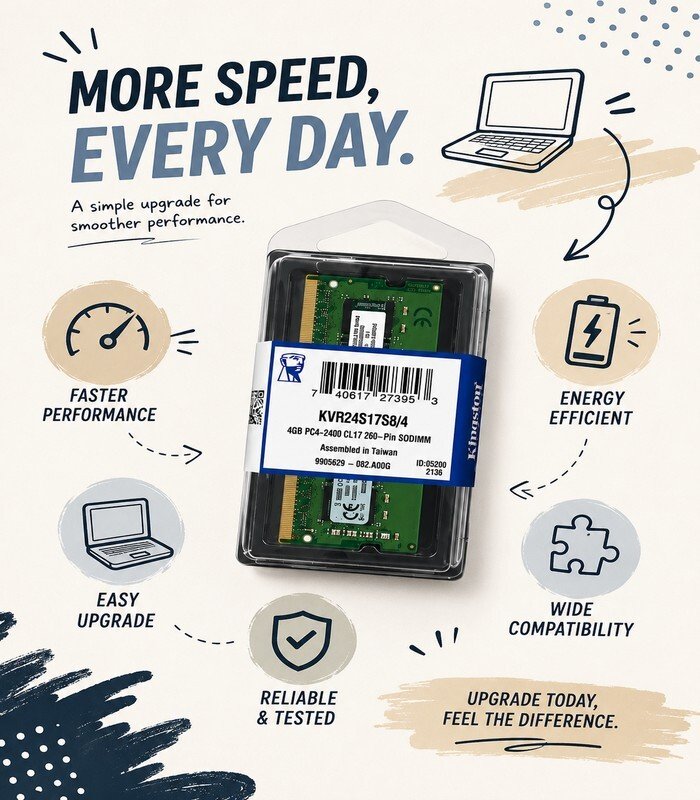 Ki-Tech DDR 4, 4GB - Image 4