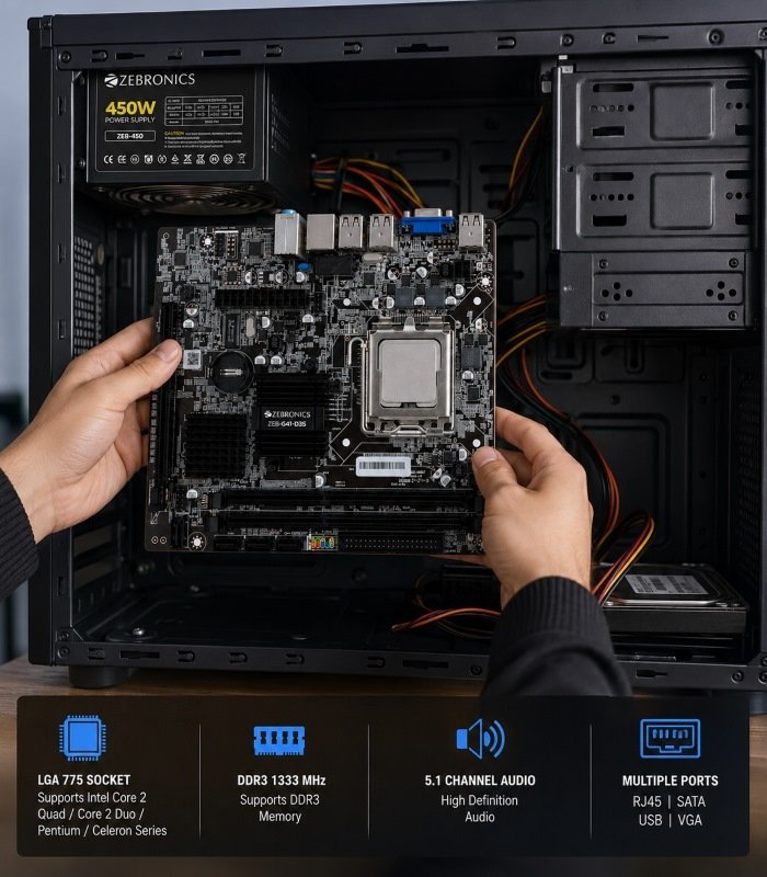 Zebronics Mother Board G41 - Image 4