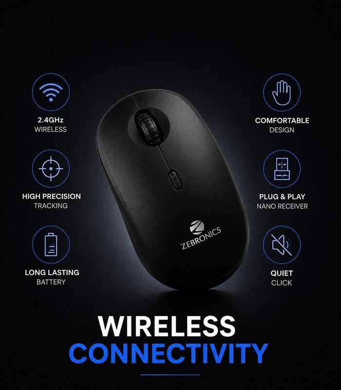 Zebronics Wireless Mouse Bold - Image 2