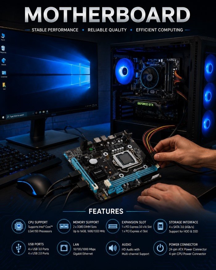 Consistant Mother Board H81 - Image 4