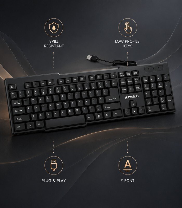 Prodot Keyboard Black - Image 3